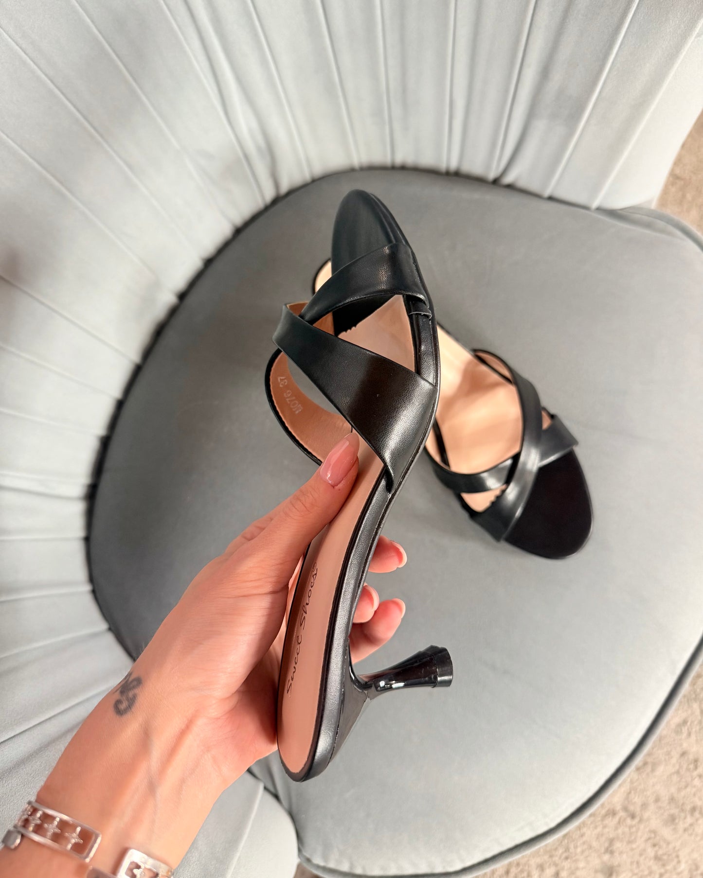 Mules con tacco