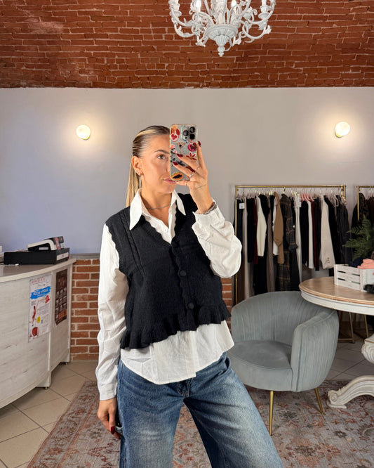 Camicia con gilet