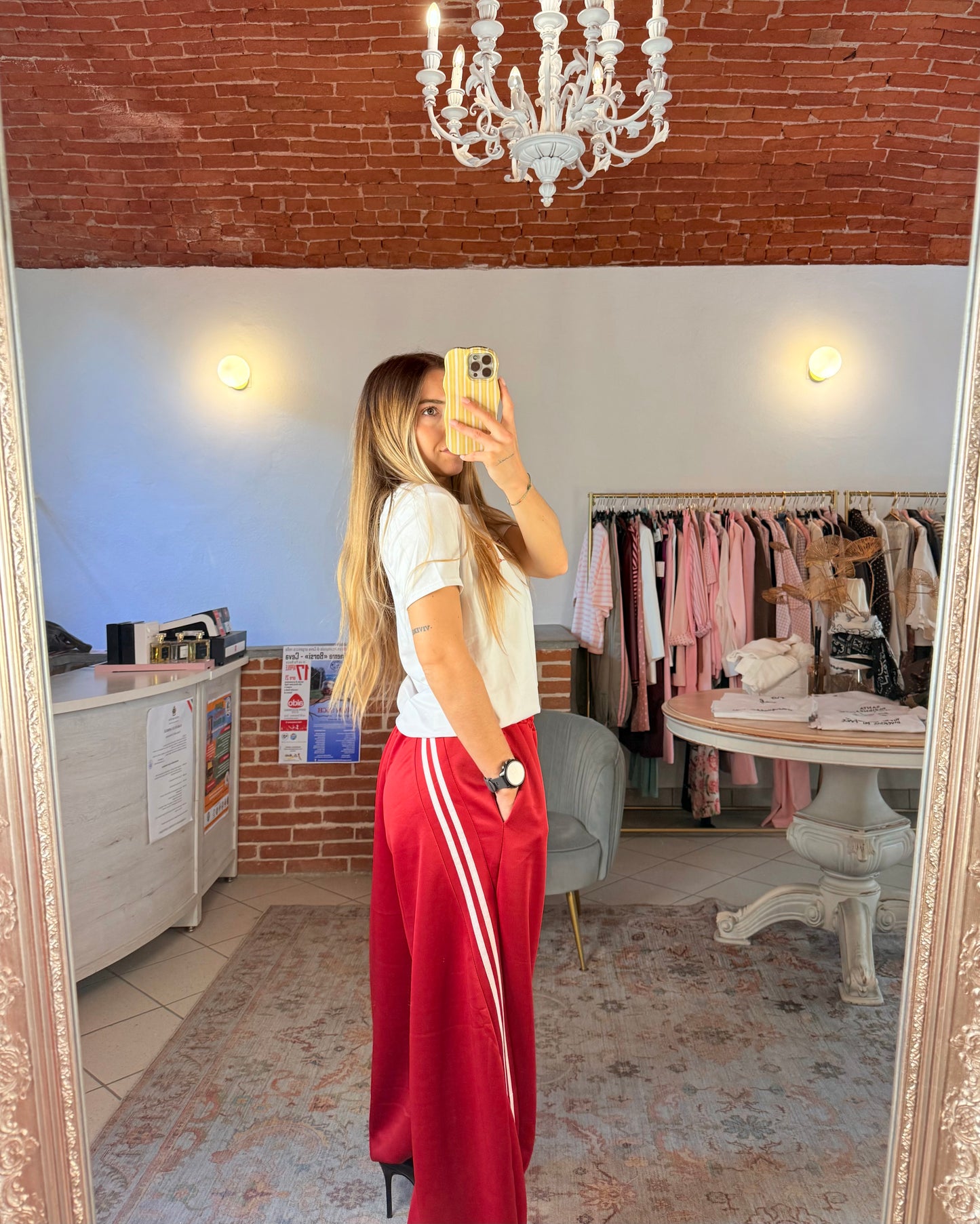 Pantalone tuta in acetato