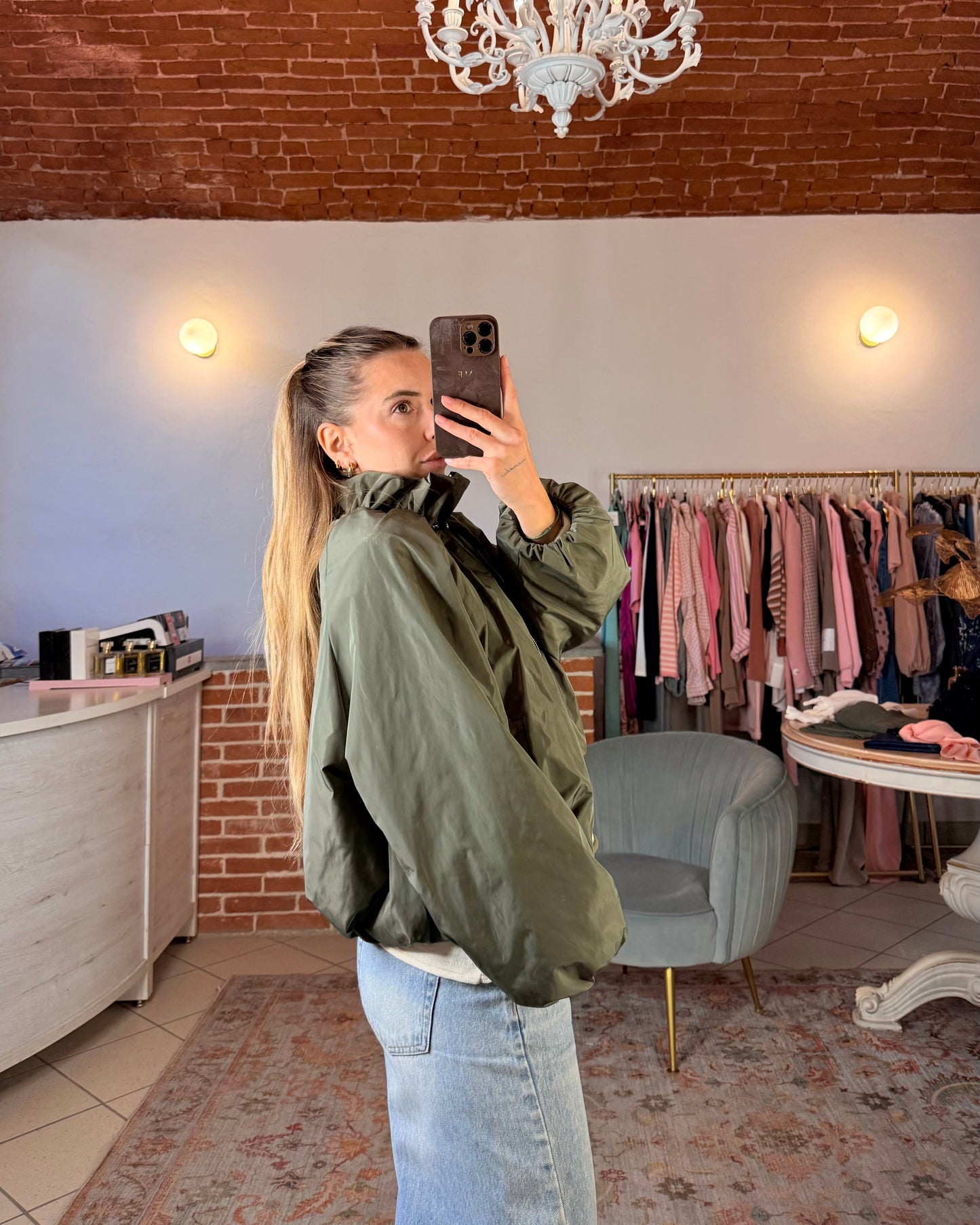 Bomber in tessuto tecnico