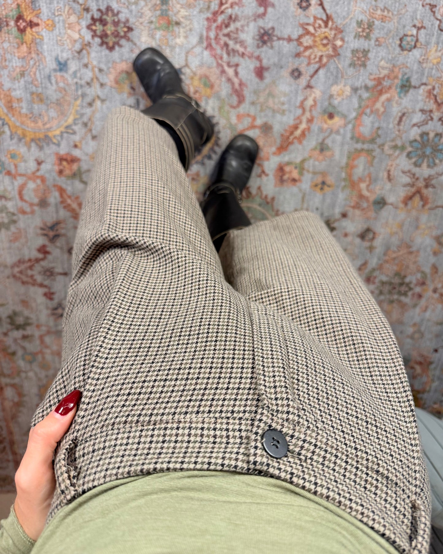 Bermuda pied de poule