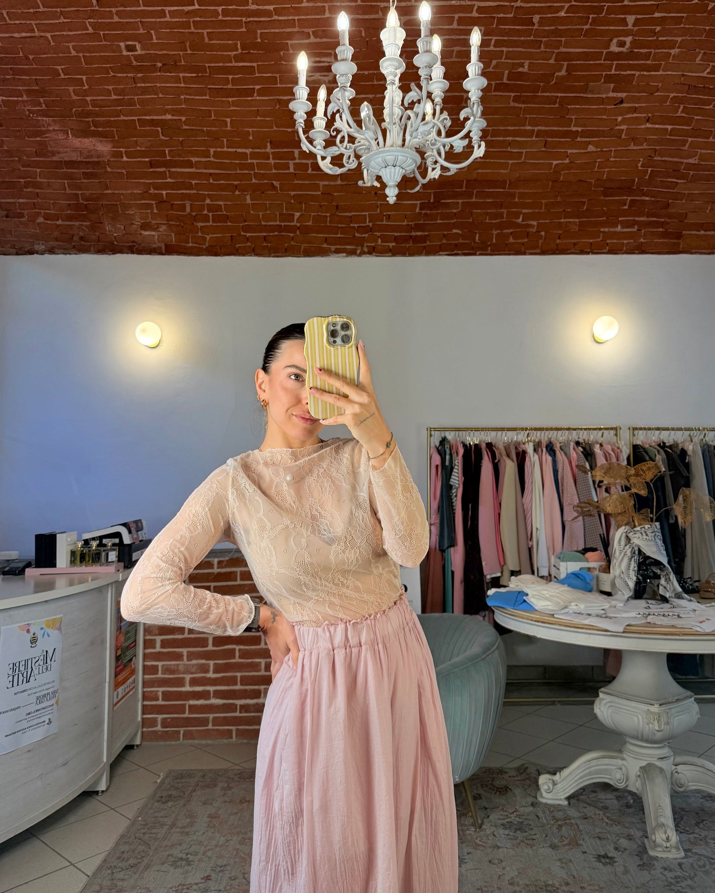 Maglia in pizzo