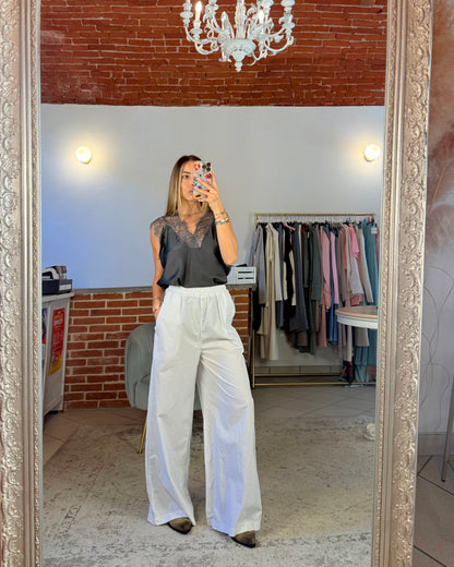 Pantalone baggy in cotone