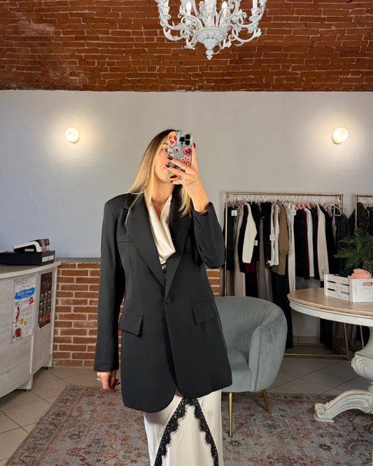 Blazer oversize sciancrato