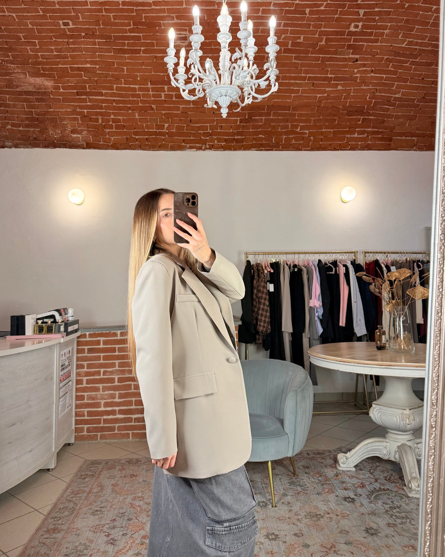 Blazer oversize sciancrato