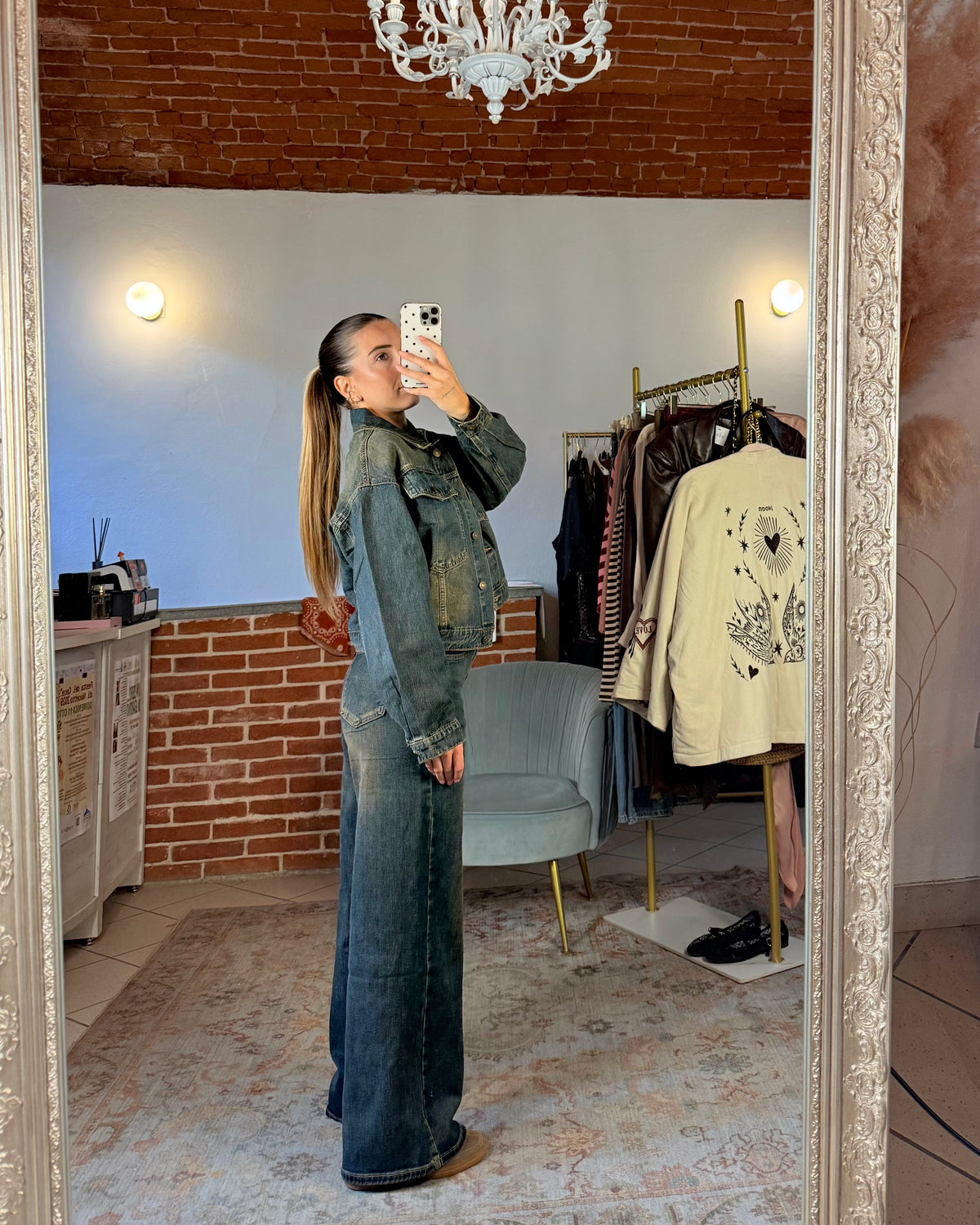 Jeans straight lavaggio vintage
