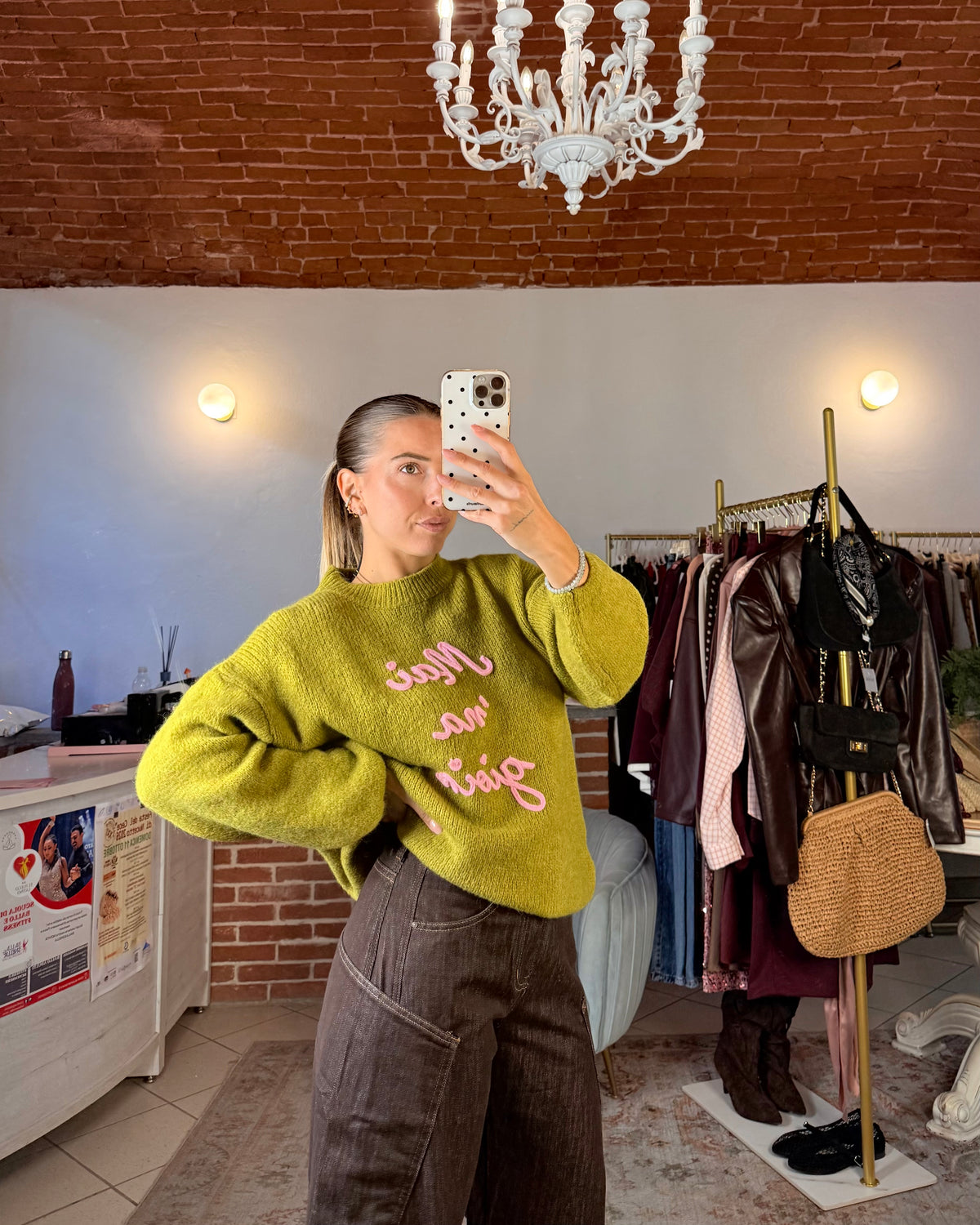 Maglione “Mai ‘na gioia”