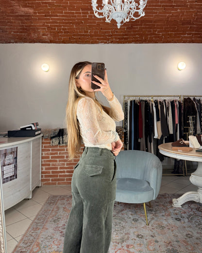 Pantalone in velluto