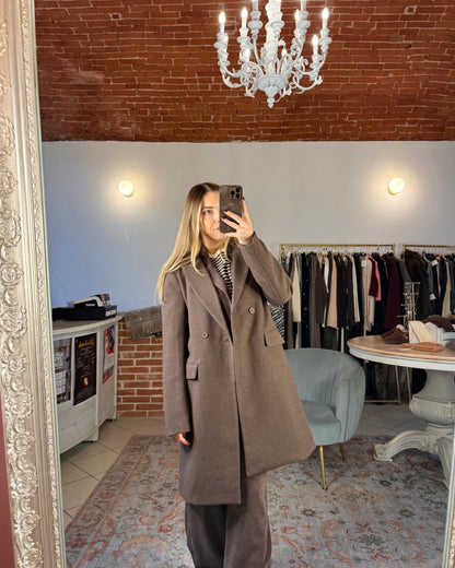 Double-breasted coat