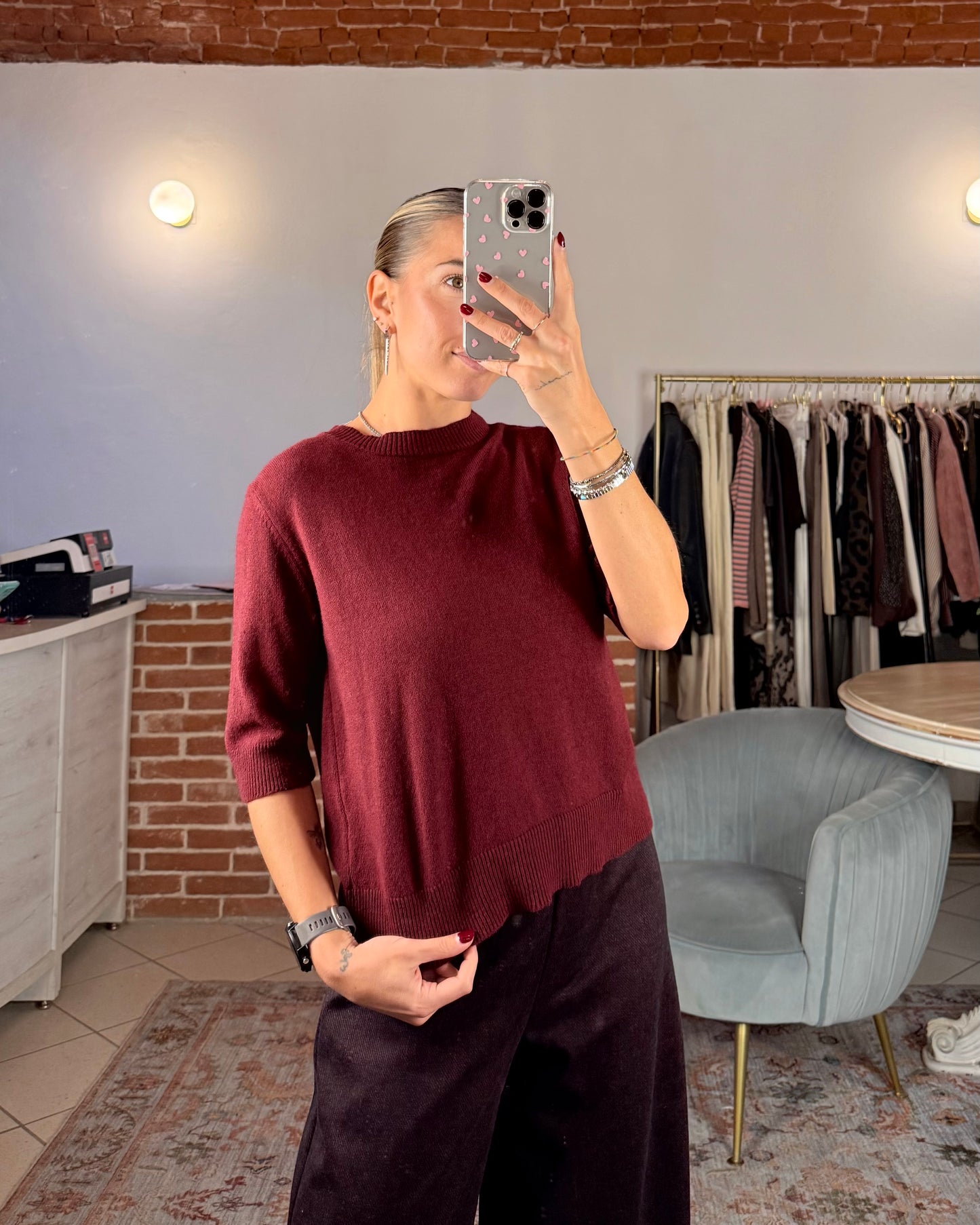 Cashmere blend sweater