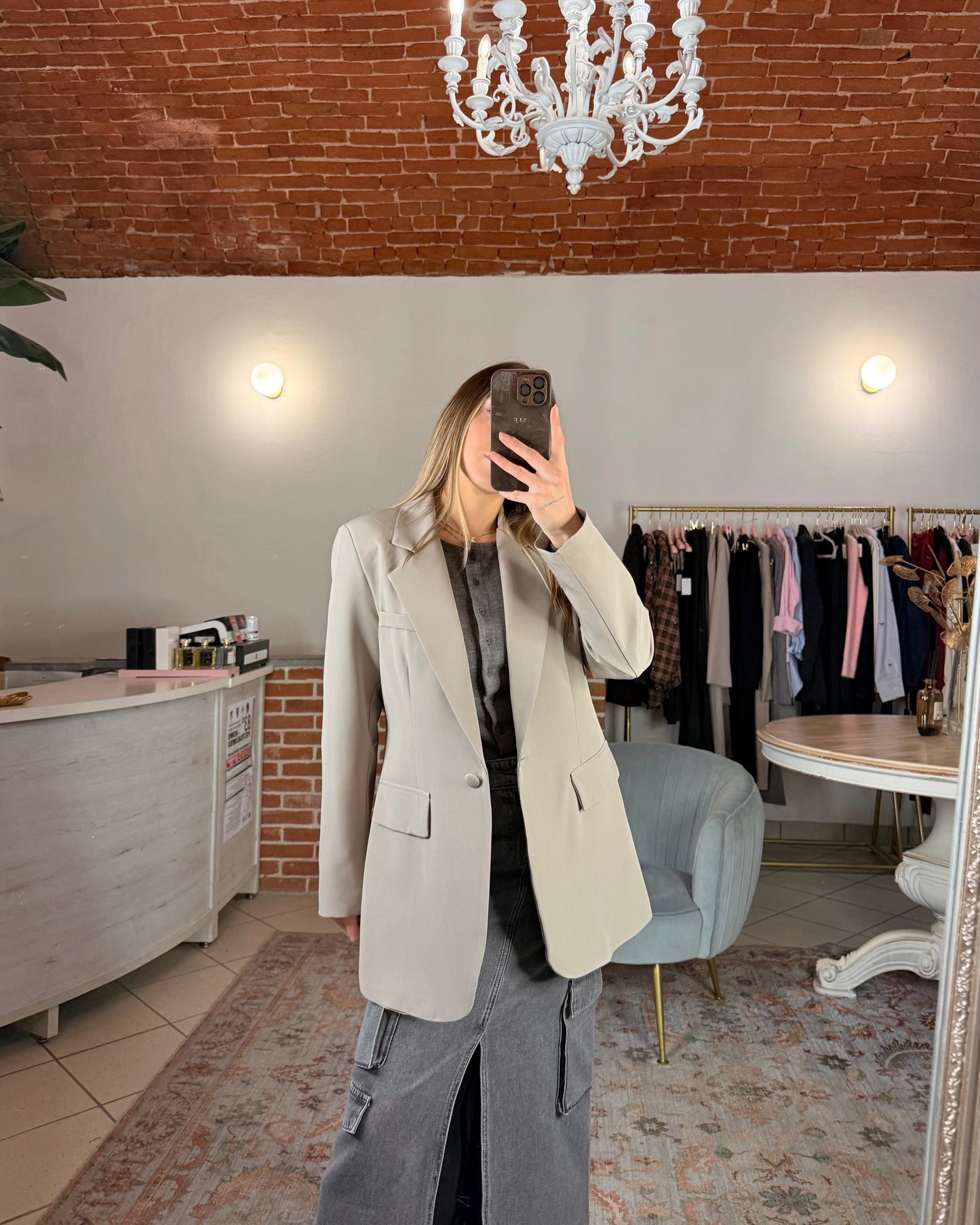 Blazer oversize sciancrato