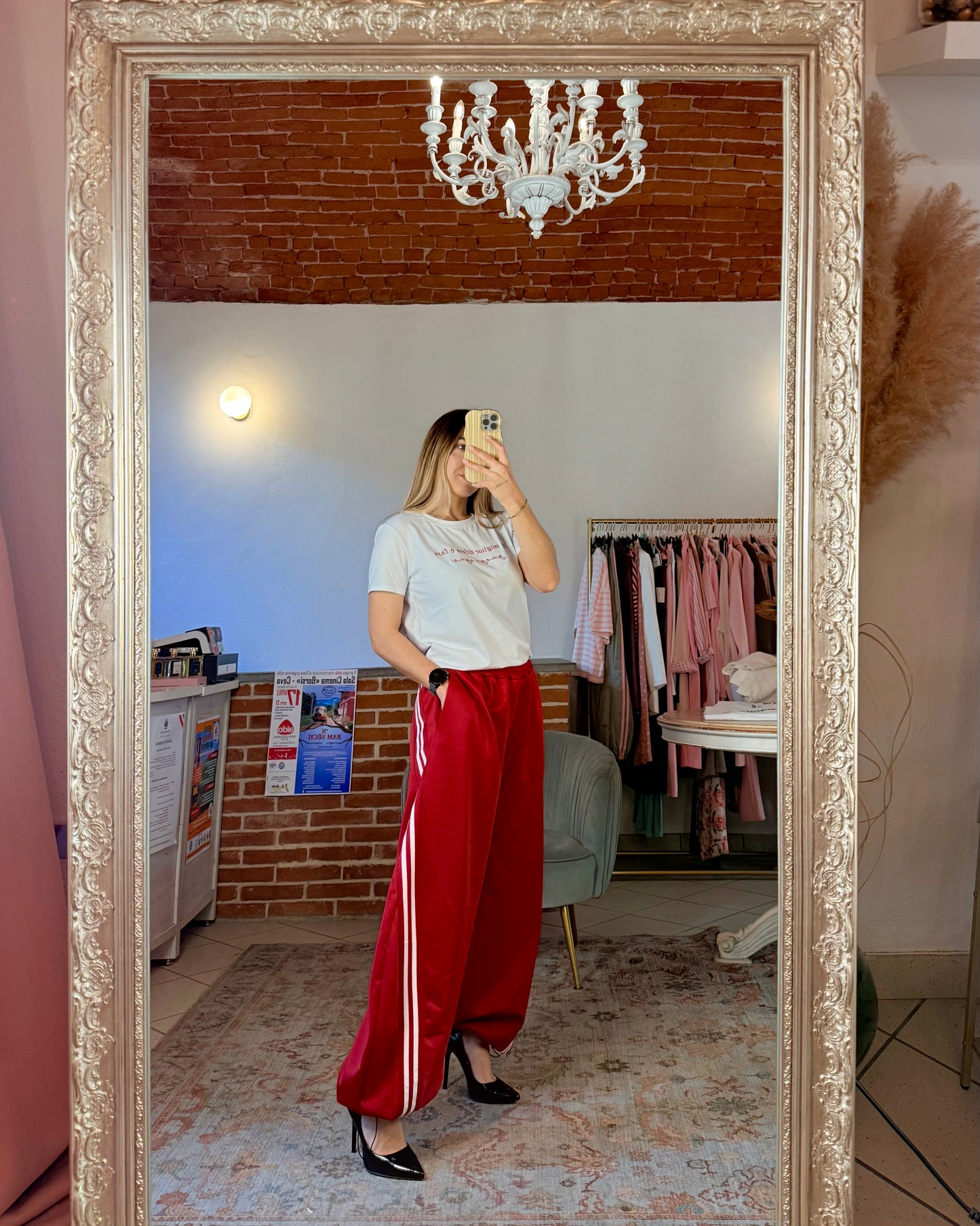 Pantalone tuta in acetato