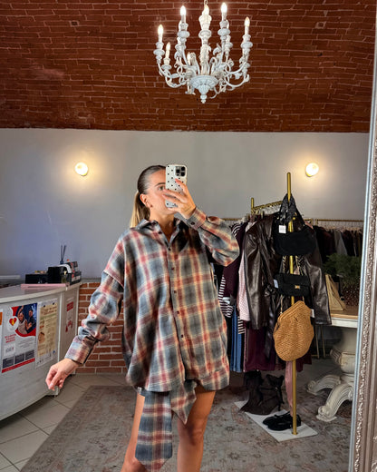 Camicia in flanella a quadri