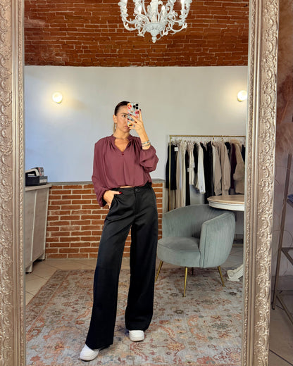 Pantalone con banda laterale