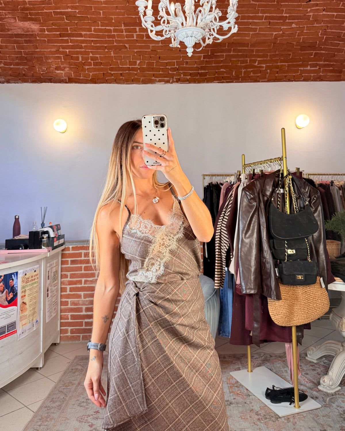 Canotta con pizzo