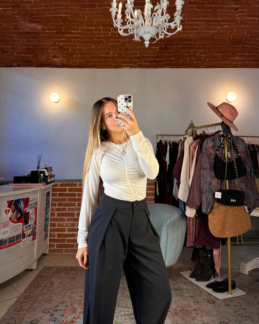 Pantalone con pinces