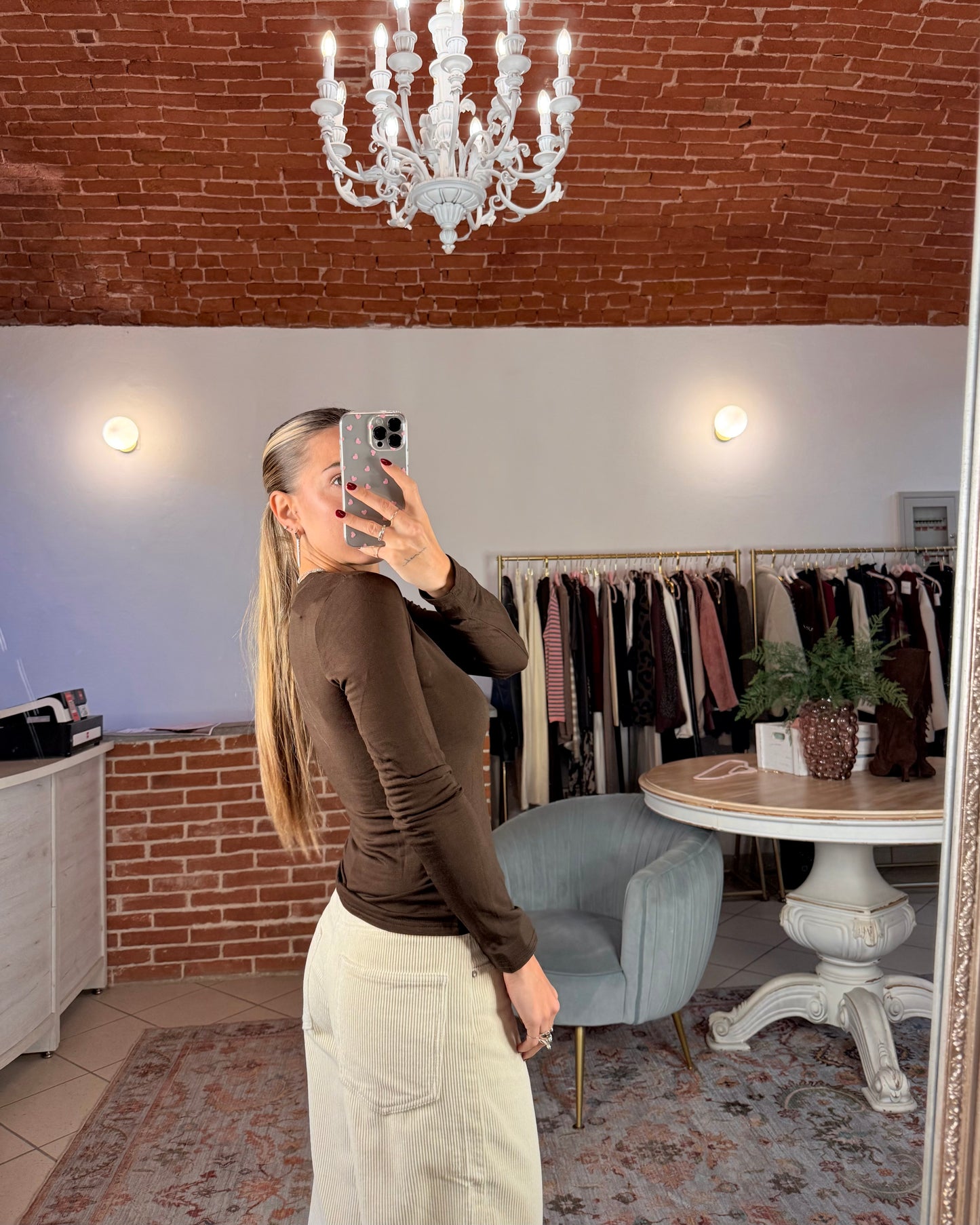 Crew neck sweatshirt