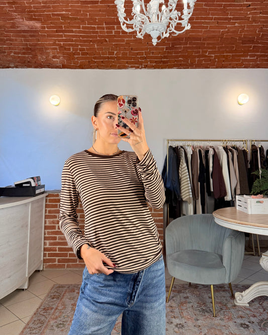 Maglietta a righe