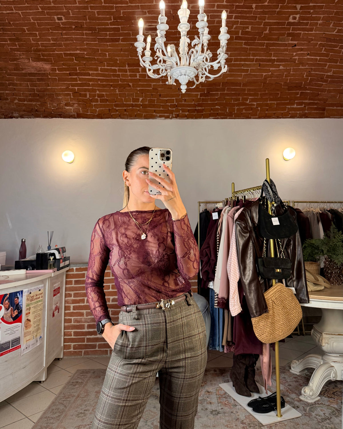 Maglia in pizzo
