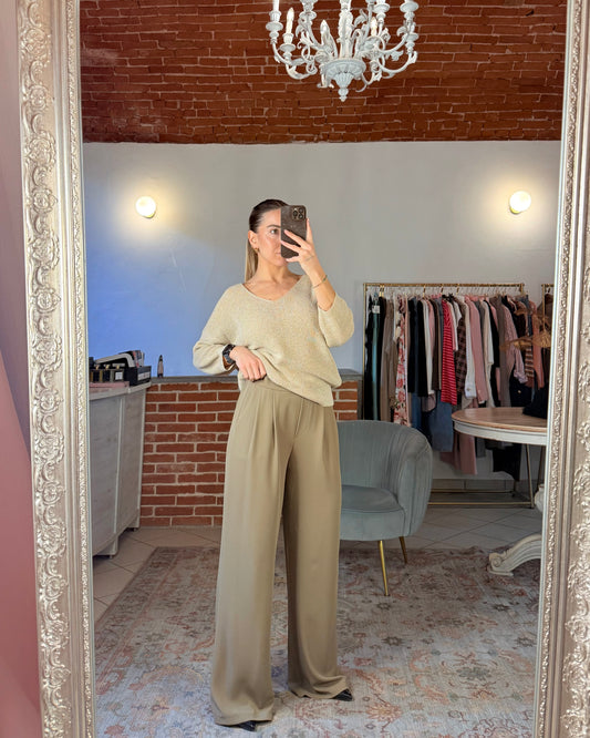 Pantalone in tessuto fluido