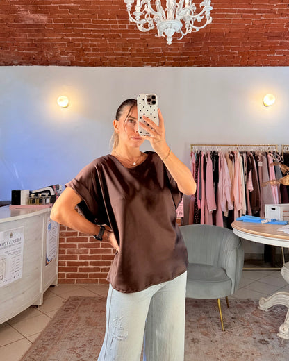 Blusa in raso