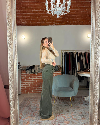 Pantalone in velluto