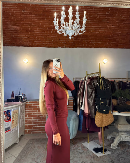 Abito lungo cut out