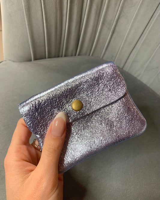 Portafoglio mini in vera pelle