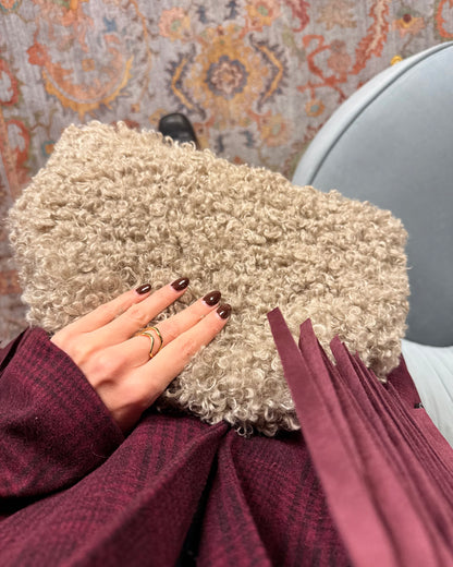 Teddy clutch bag