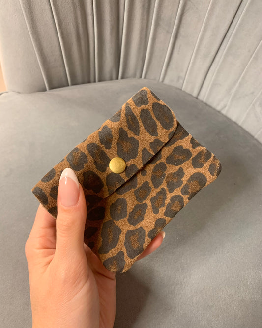 Portafoglio mini in vera pelle