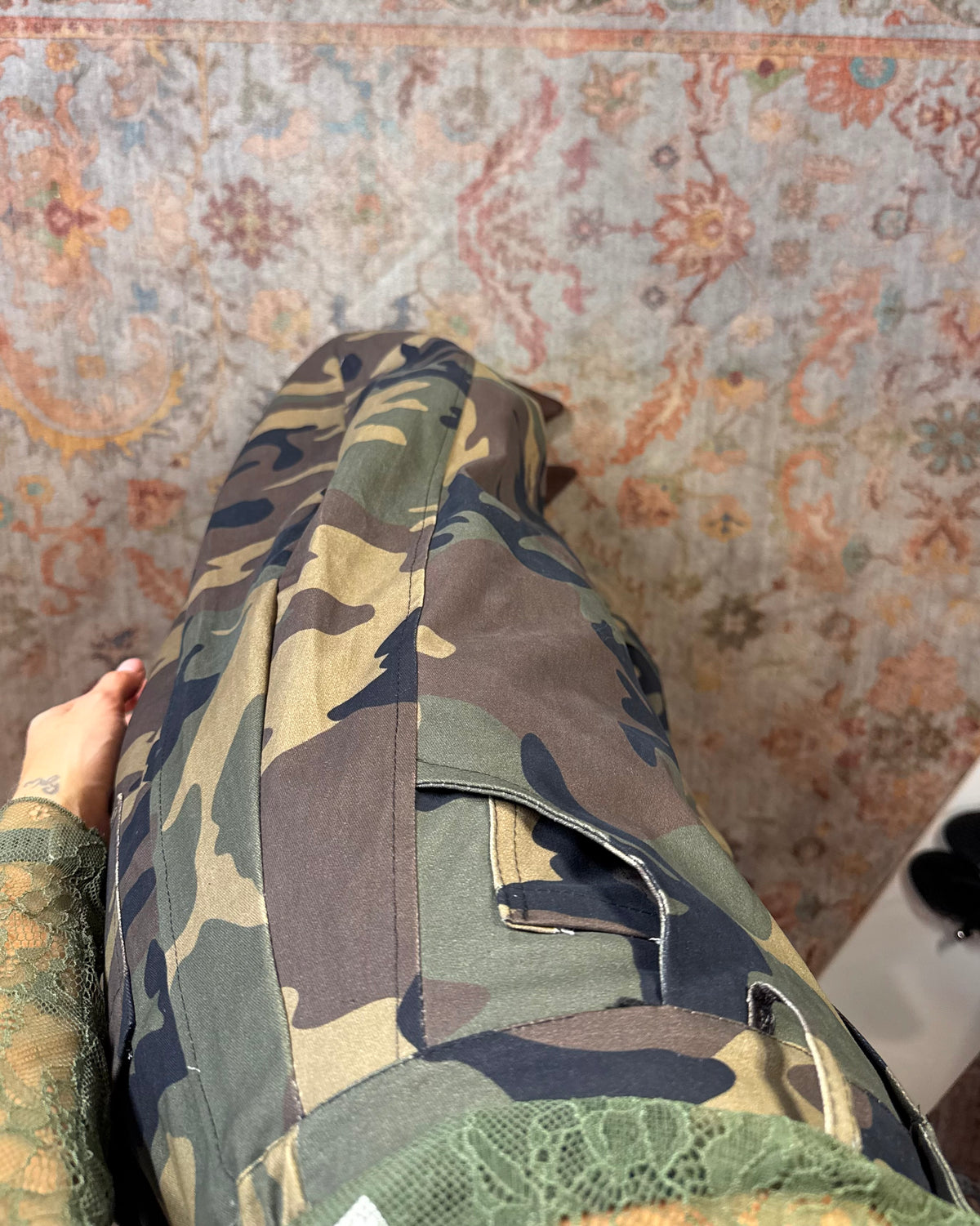 Pantalone balloon camouflage