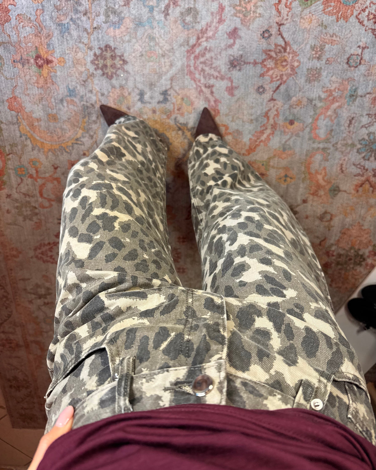 Jeans balloon camouflage