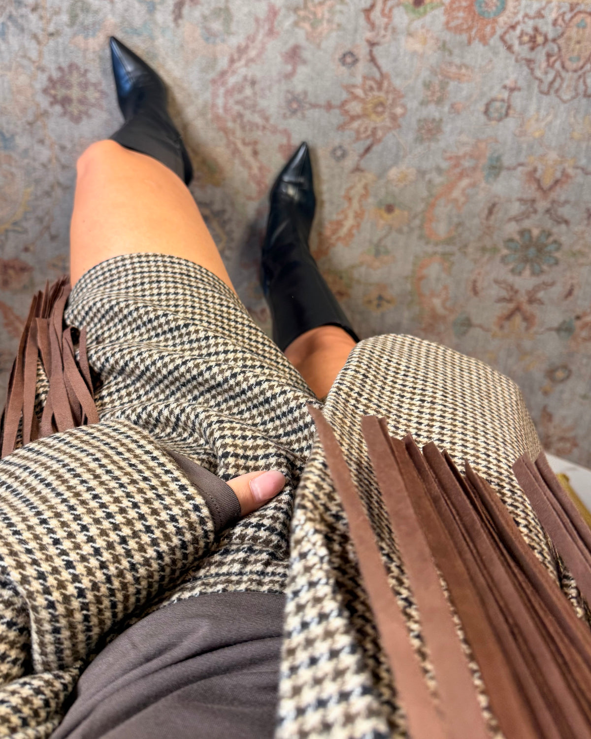 Pantaloncino con frange