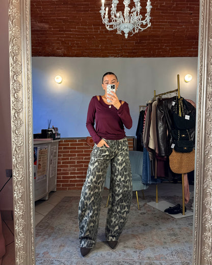 Jeans balloon camouflage