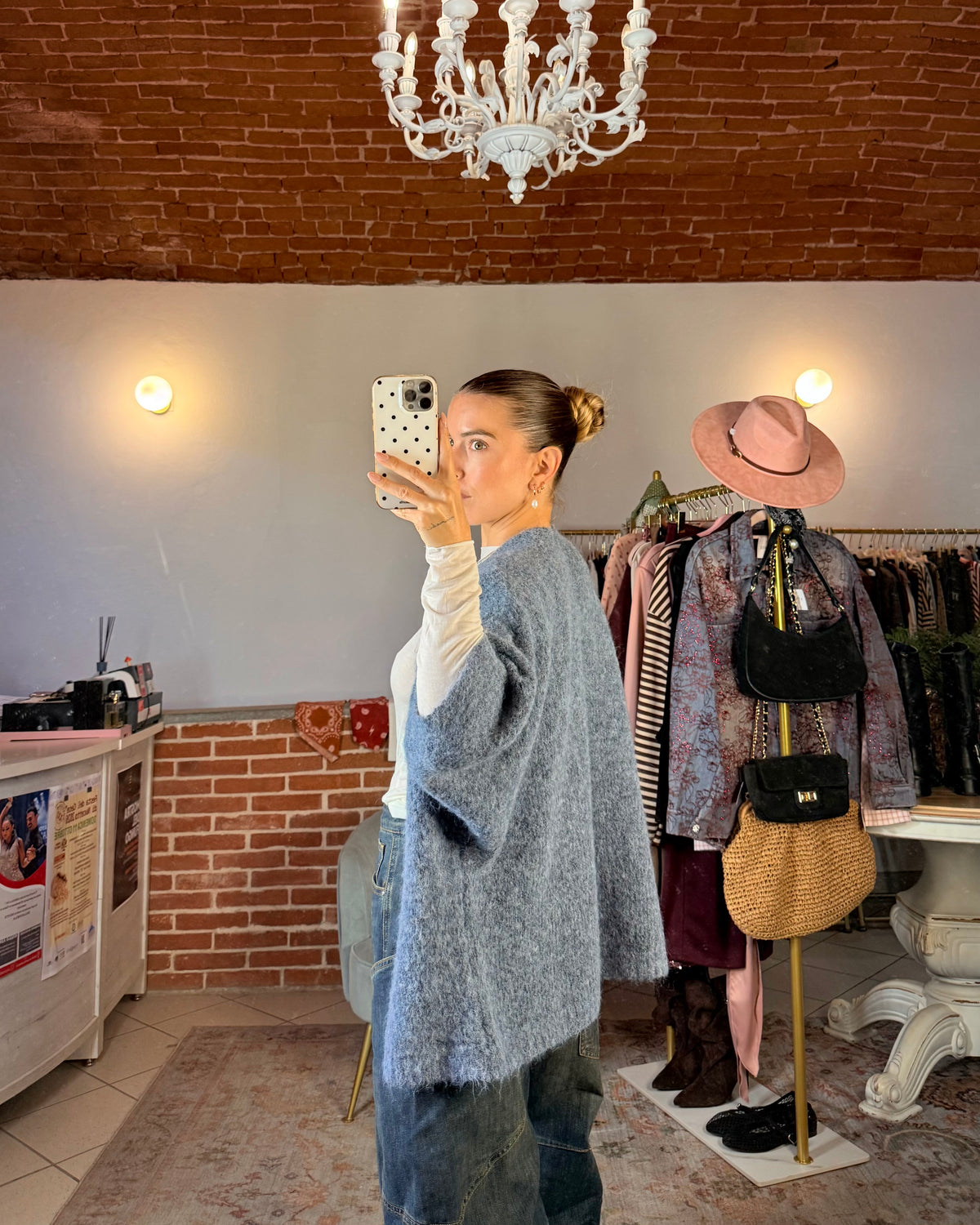 Cardigan in maglia