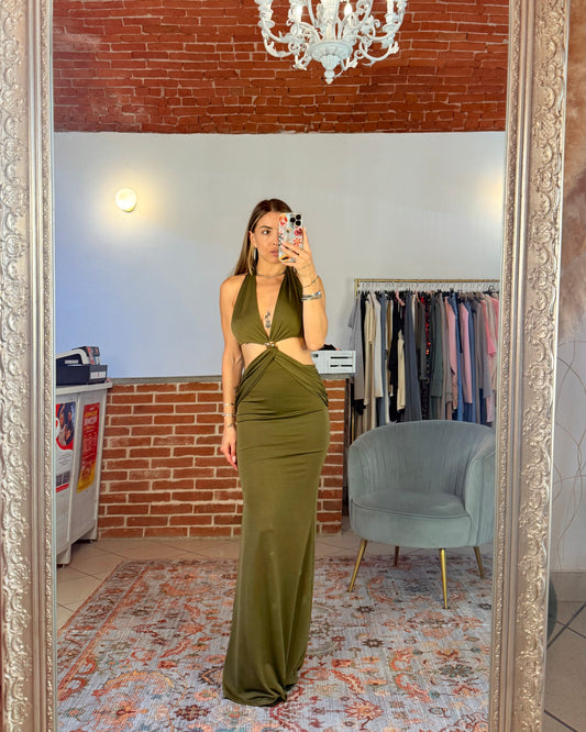 Abito con scollatura