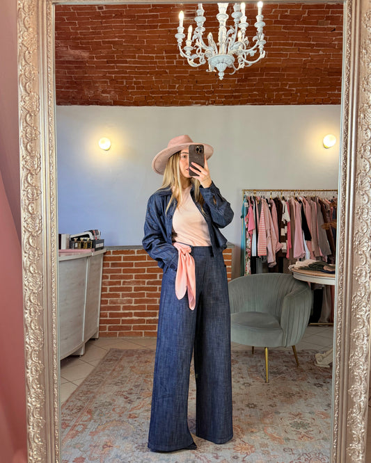 Denim a palazzo