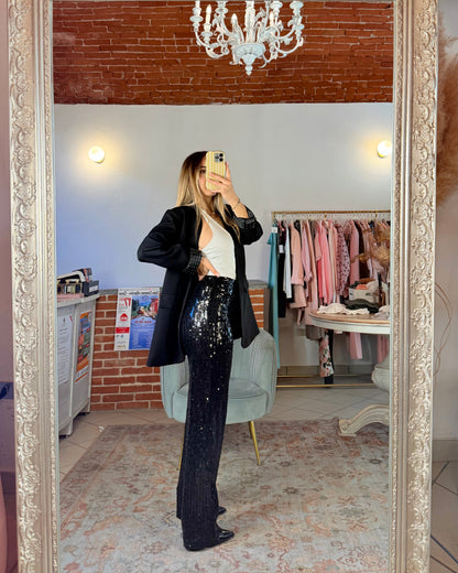Pantalone paillettes