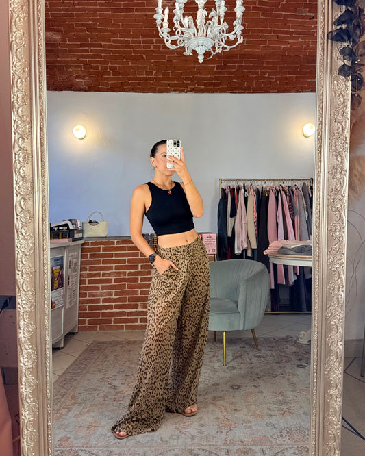 Pantalone Leo in mussola di cotone