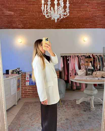 Blazer oversize sciancrato