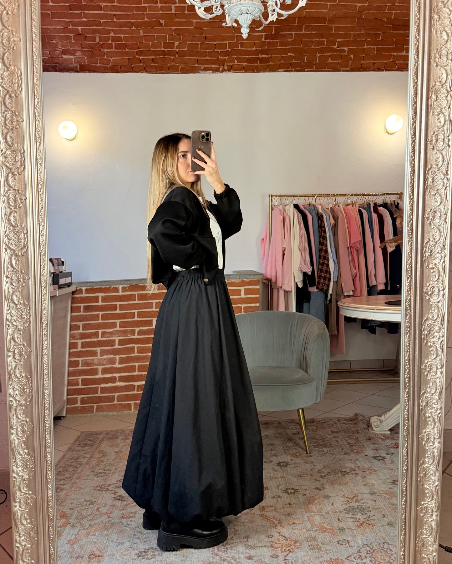 Maxi gonna a palloncino