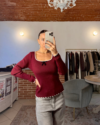 Maglioncino a costine