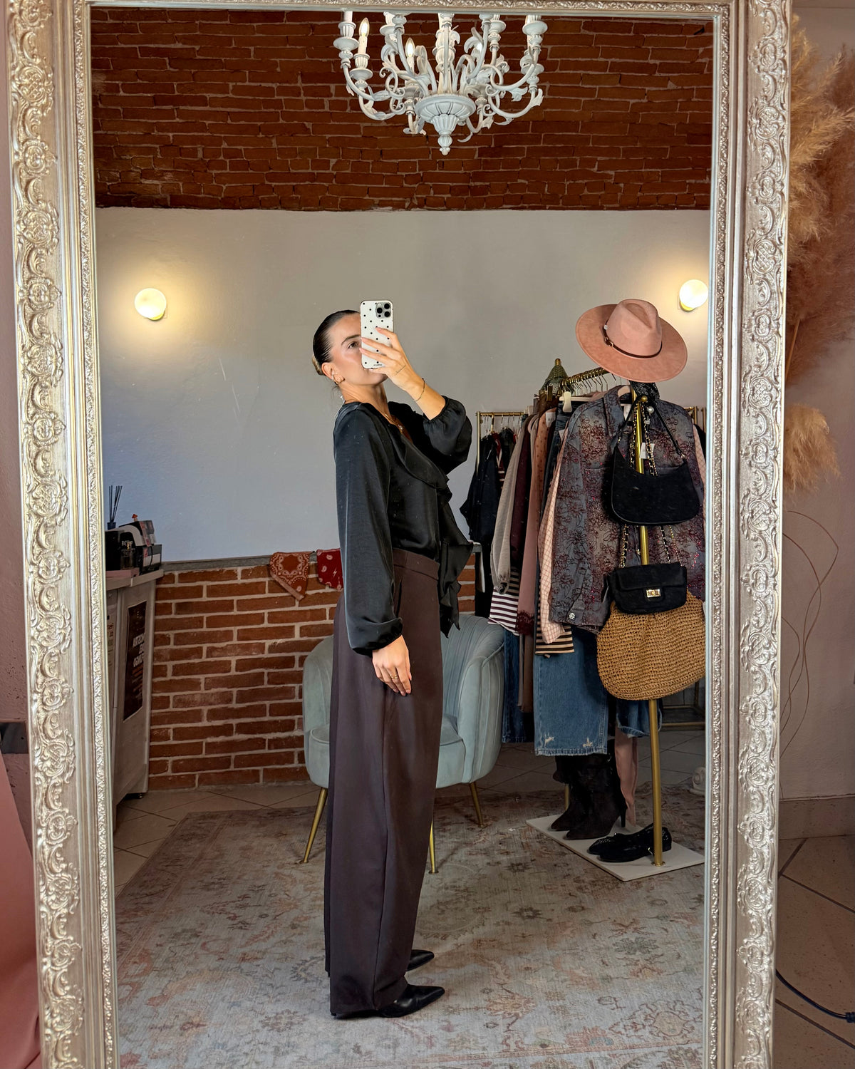 Pantalone con pinces