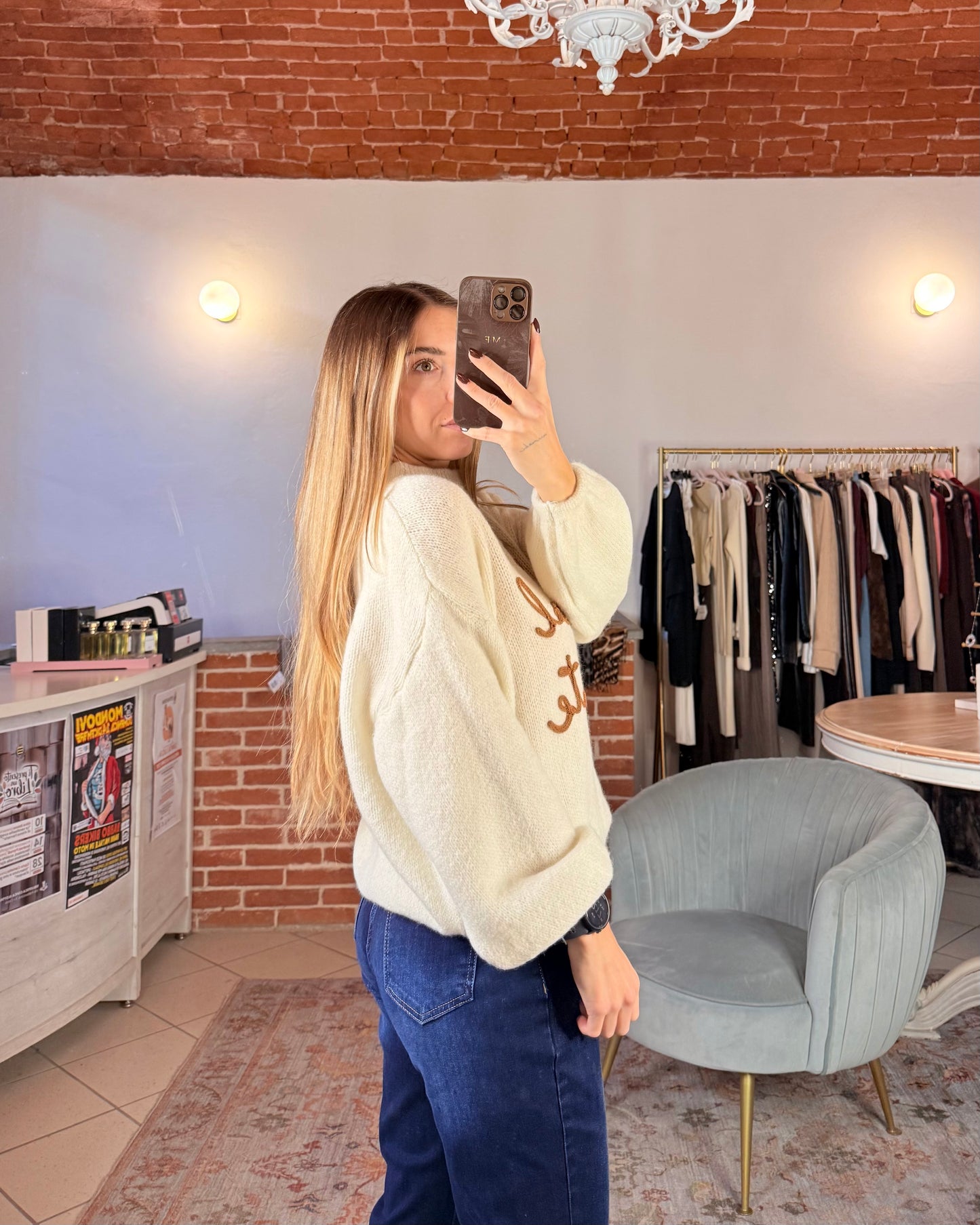 Maglione “Ho il mal di gente”