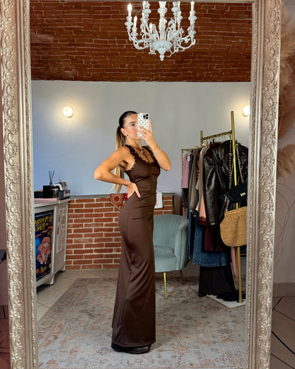 Abito lungo in lycra