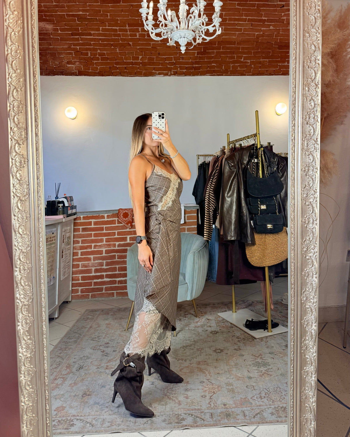 Longuette con pizzo