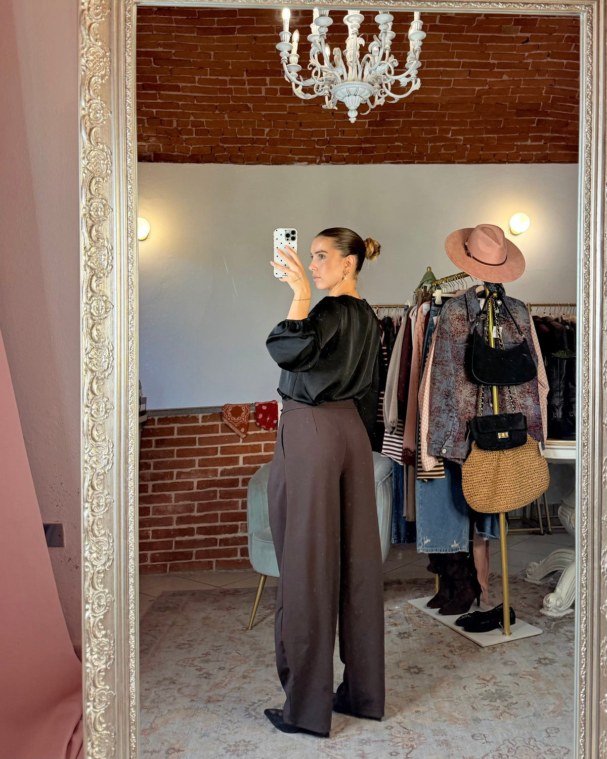 Pantalone con pinces