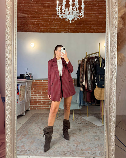 Blazer doppiopetto gessato