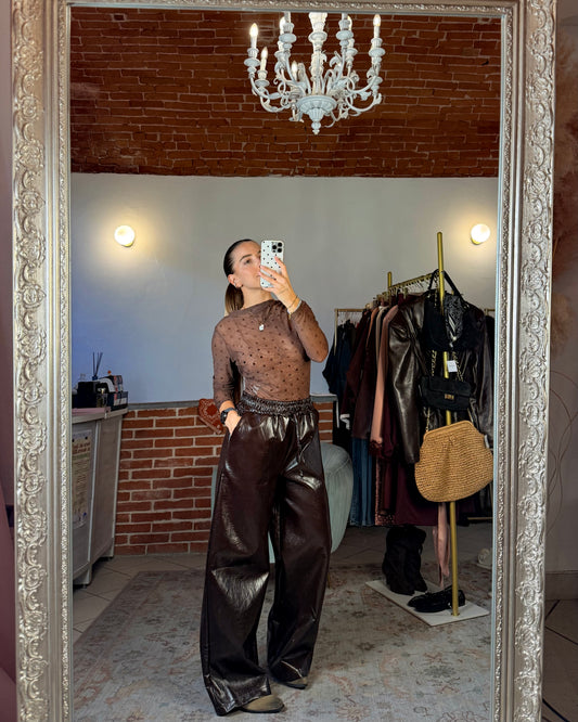 Pantalone in vinile