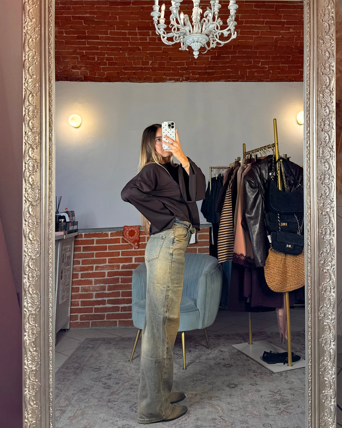 Jeans reverse sabbiato vintage